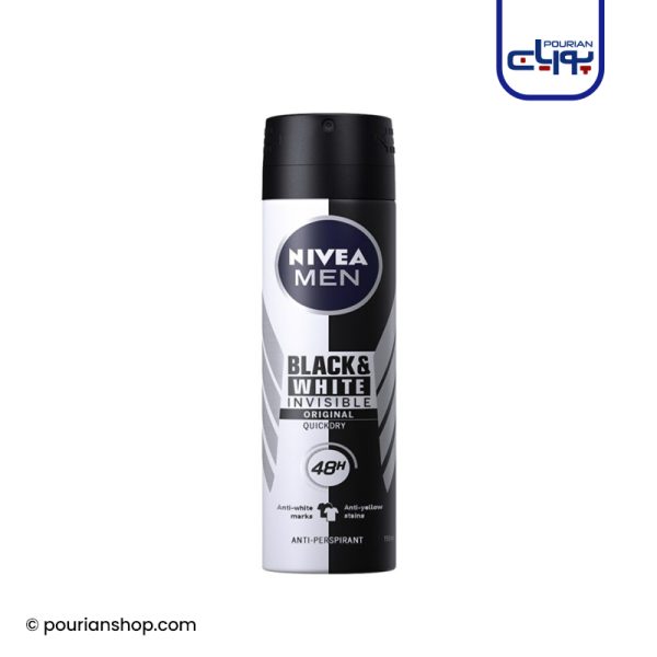 اسپری مردانه نیوا Nivea سری Black & white مدل Original