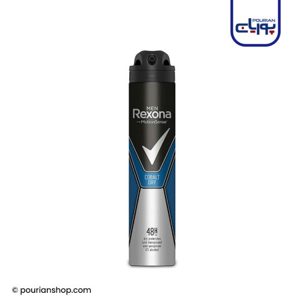اسپری ضد تعریق آقایان رکسونا کبالت درای Rexona Cobalt Dry حجم ۲۰۰ میلی لیتر