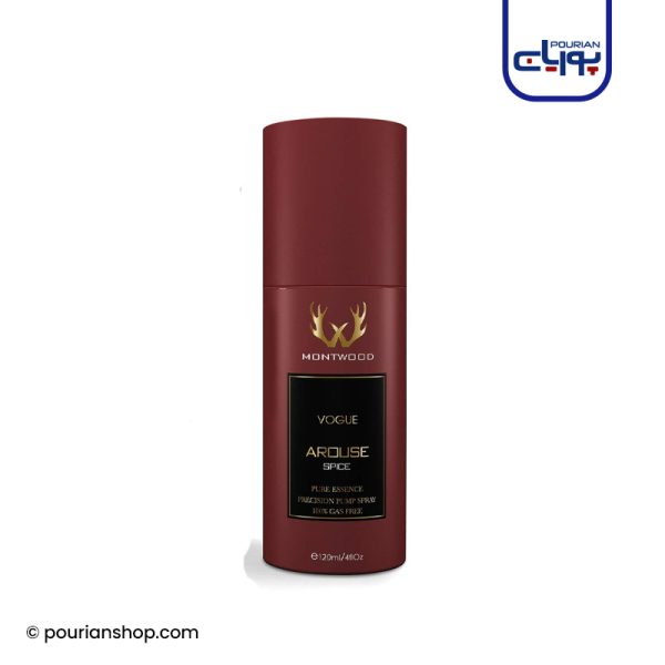 اسپری بدن مردانه Vogue Arouse مونت وود