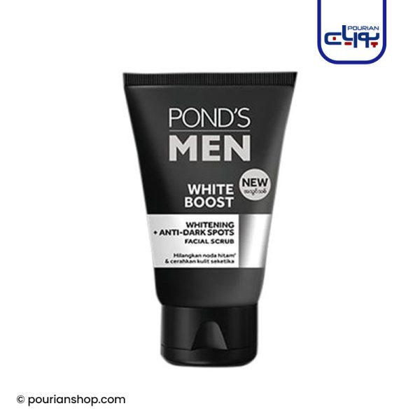 اسکراب مردانه پوندز مدل White Boost وزن ۱۰۰ گرم