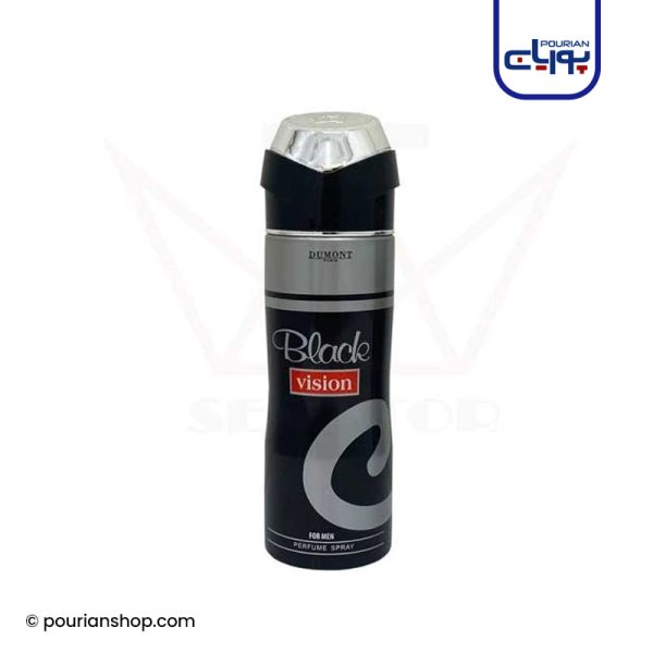 اسپری خوشبو کننده دمونت پاریس Black Vision