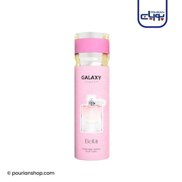اسپری زنانه گلکسی galaxy مدل BELLA