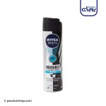 اسپری ضد عرق مردانه نیوا Nivea مدل Invisible black&white fresh حجم ۱۵۰ میلی لیتر