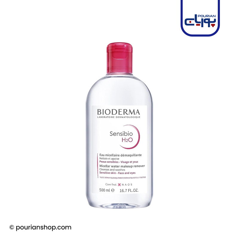 BIODERMA Sensibio H2O Micelle Solution 500ml – محلول پاک کننده آرایش بایودرما مدل Sensibio H2O