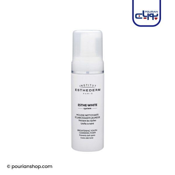 فوم پاک کننده آرایش استادرم مدل ESTHE WHITEحجم150میل_ESTHEDERM