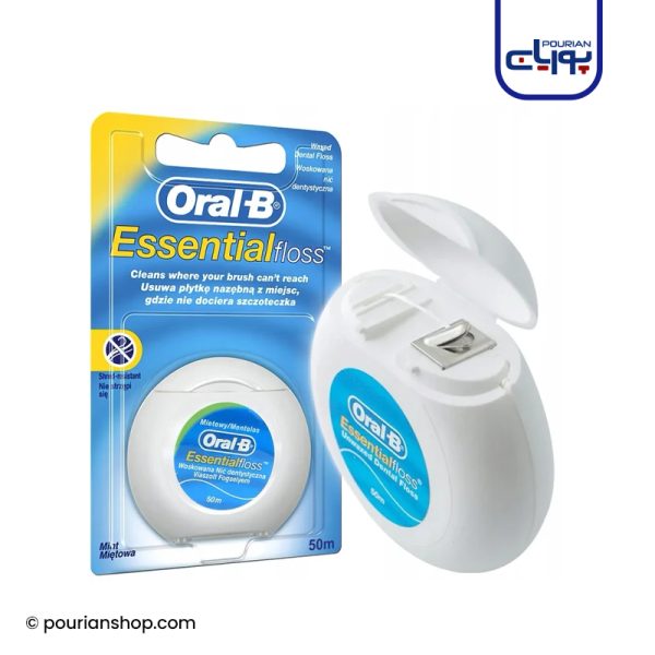 نخ دندان مدل Essential floss اورالبی 50 متری