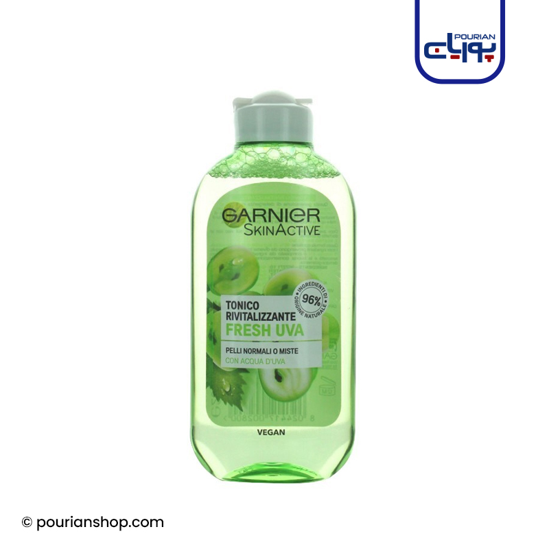 تونر عصاره انگور گارنیر مناسب پوست مختلط و نرمال 200 میل _ GARNIER GRAPE TONER