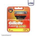 تیغ اصلاح یدک ژیلت فیوژن پاور Gillette Fusion Power بسته ۴ عددی محصول آلمان