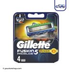 تیغ یدک ژیلت مدل Gillette Proglide power بسته ۴ عددی محصول کانادا