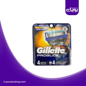 تیغ یدک ژیلت مدل Gillette Proglide power Convient Egalement بسته ۴ عددی محصول کانادا