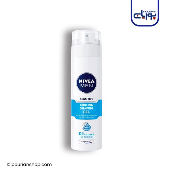 ژل اصلاح نیوا مدل SENSITIVE COOL میلی لیتر ۲۰۰ میل محصول آلمان NIVEA MEN SENSITIVE COOL