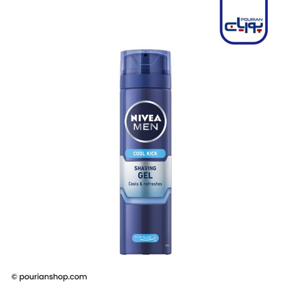 ژل اصلاح آقایان نیوا مدل خنک کننده Nivea Cool Kick حجم ۲۰۰ میلی لیتر