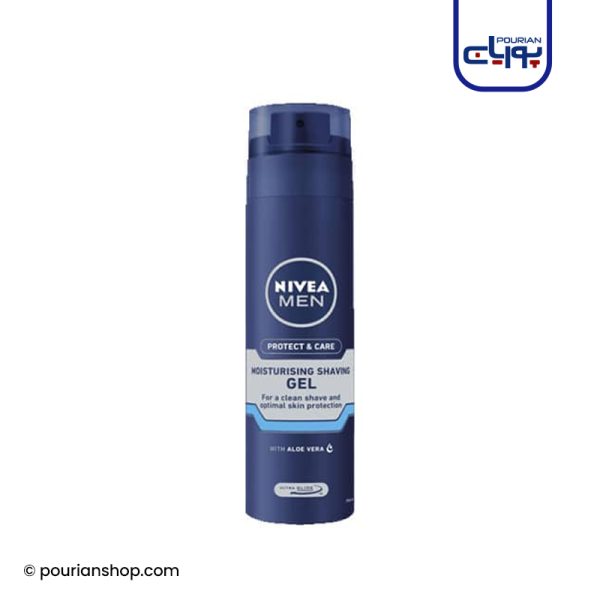ژل اصلاح مردانه نیوا مدل Protect & Care حجم ۲۰۰ میلی لیتر محصول آلمان