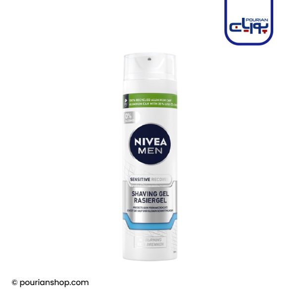 ژل اصلاح مردانه نیوا مدل Sensitive Recovery حجم ۲۰۰ میلی لیتر محصول آلمان