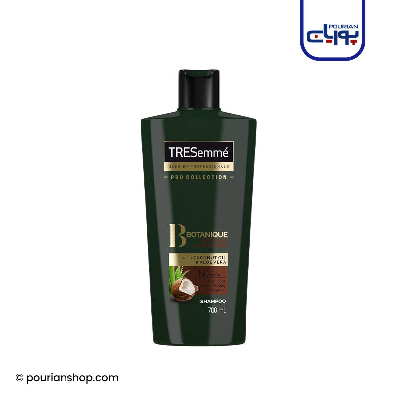 شامپو بوتانیک ترسمه حاوی روغن نارگیل ۷۰۰ میلی لیتر – TRESEMME BOTANIQUE NOURISH HAIR SHMPOO 700 ML