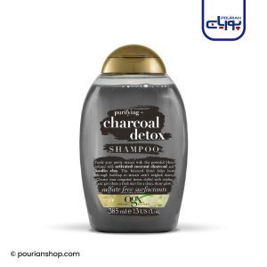 شامپو بدون سولفات شارکول دتوکس او جی ایکس 385 میل _ ogx charcoal detox shampoo