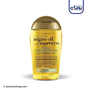 روغن آرگان مناسب موهای خشک او جی ایکس _ Argan Oil Ogx Ofmorocco Extra Penetrating Oil Dry Coarse Hair 100 ML