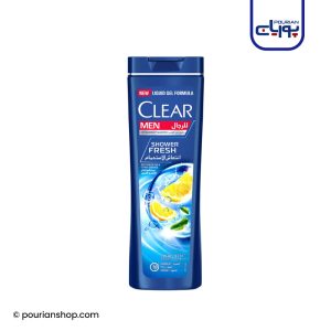 شامپو ضدشوره مردانه نعناع و لیمو کلیر ۴۰۰ میل _ Clear Shower Fresh Anti Dandruff Shampoo For Men