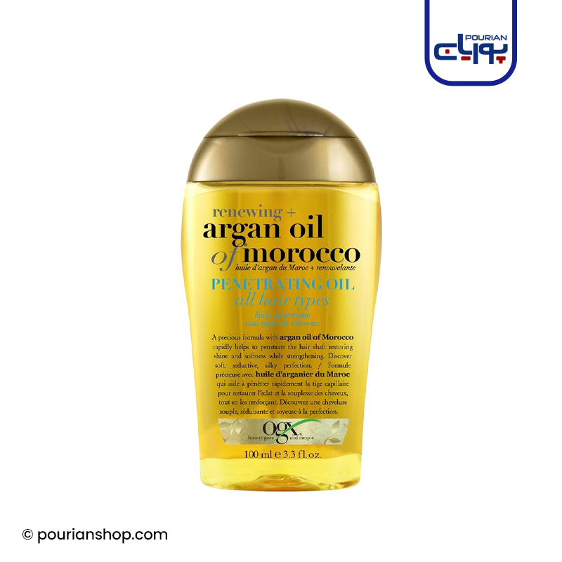 روغن آرگان انواع مو او جی ایکس ۱۰۰میل _ Ogx Argan Oil Of Morocco Penetrating Hair Oil