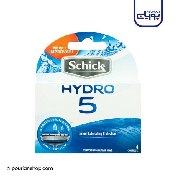 تیغ یدک Hydro 5 بسته 4 عددی شیک
