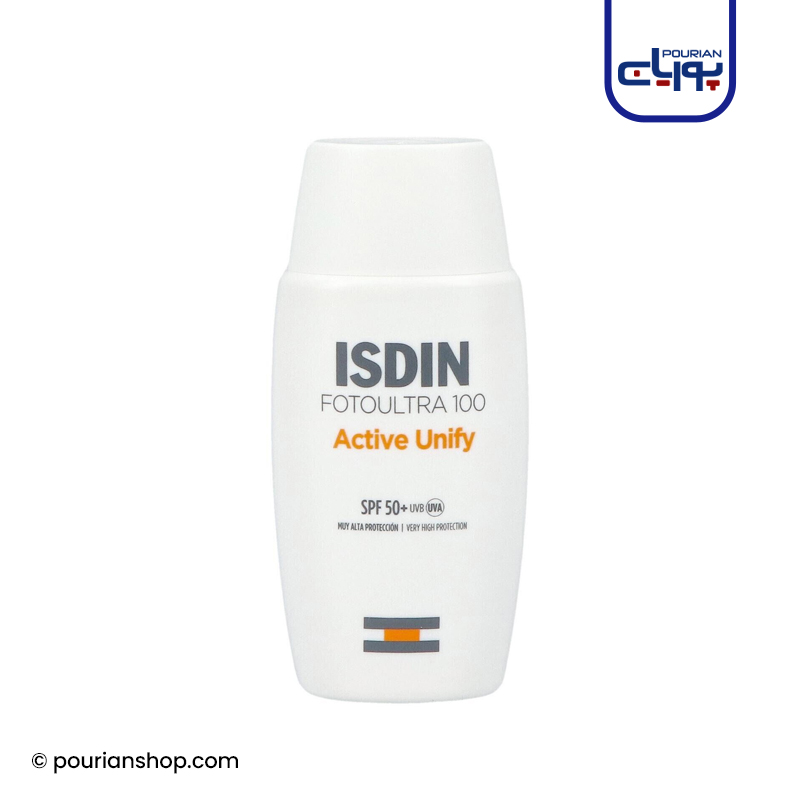 ضدآفتاب و رفع لک فیوژن فلوئید ایزدین 50میل _ Isdin Active Unify SPF50