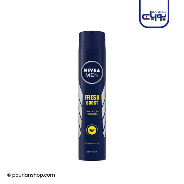 اسپری ضد تعریق مردانه نیوا فرش بوست ۲۰۰ میل _ NIVEA Fresh Boost