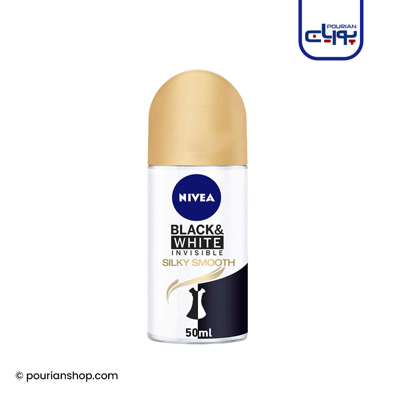 مام رول ضد تعریق زنانه بلک اند وایت سیلکی اسموت نیوا