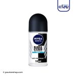 مام رول مردانه اینویزیبل بلک اند وایت فرش ضد تعریق نیوا 50میل _ Nivea Men Anti Transpirant For Black & White Fresh Deodorant