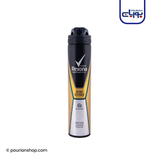 اسپری ضد تعریق آقایان رکسونا اسپرت دیفنس ۲۰۰میل _ Rexona Men MotionSense Deodorant Spray Sport Defence