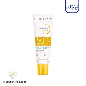 کرم ضد آفتاب فتودرم بایودرما برای پوست های خشک وحساس40میل_ SPF50BIODERMA PHOTODERM CREME