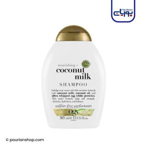 شامپو مغذی شیر نارگیل او جی ایکس 385 میل _ ogx coconut milk