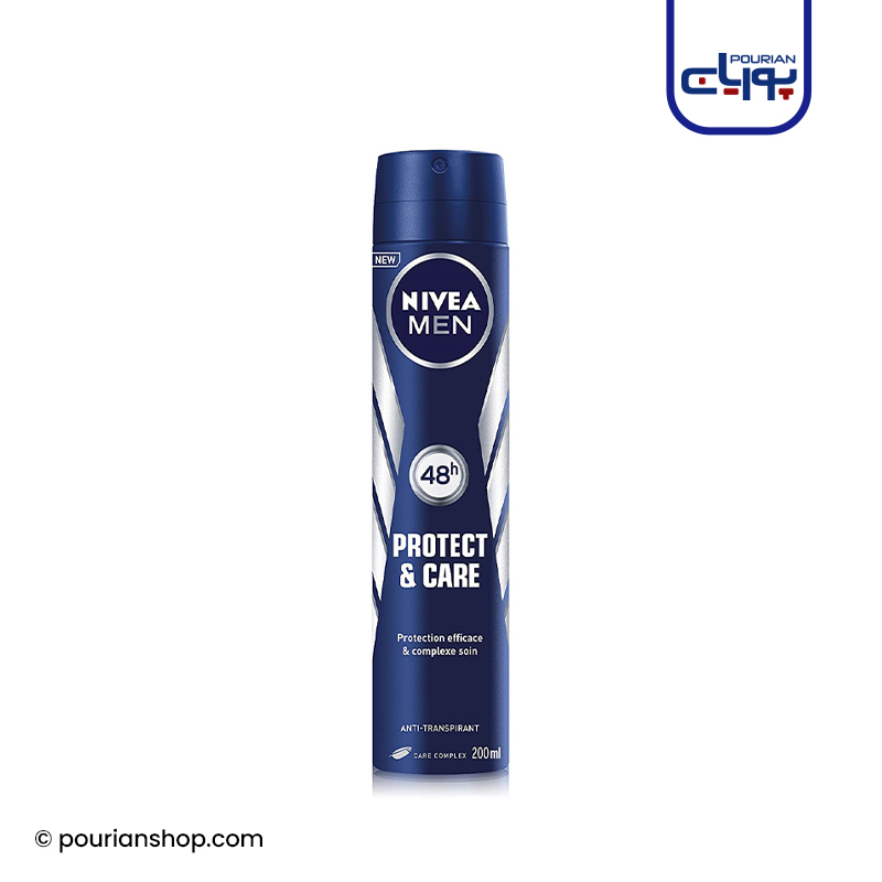 اسپری ضد تعریق مردانه پروتکت اند کر نیوا حجم 200 میل