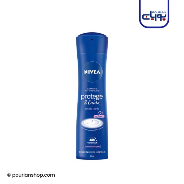 اسپری ضد تعریق زنانه نیوا مدل پروتکت اند کر حجم 200میل_Nivea pretect &care