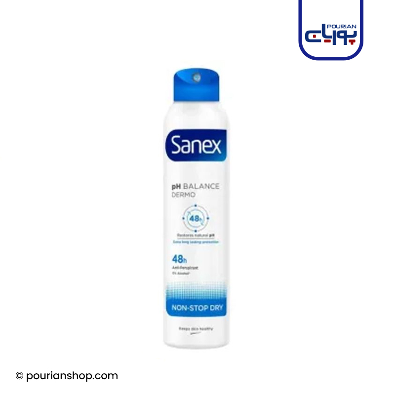 اسپری ضد تعریق سانکس Sanex Dermo Non-Stop Dry حجم 250 میلی لیتر