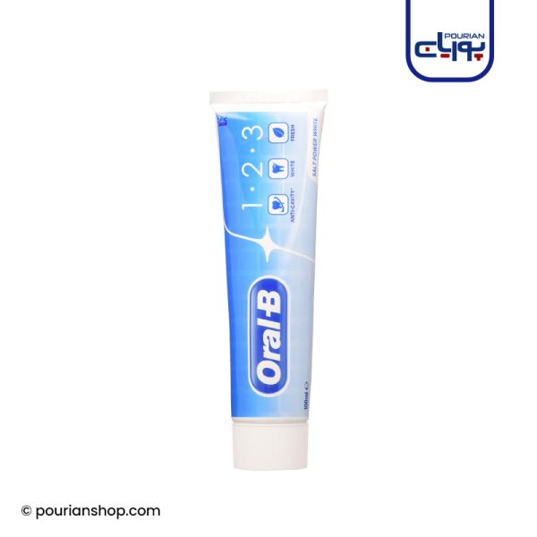 خمیر دندان نعنایی 1.2.3 Salt Power White اورال بی