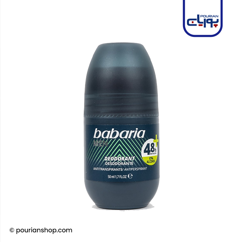 مام رول ضد تعریق مردانه باباریا _ Babaria Men 48h 50 ml