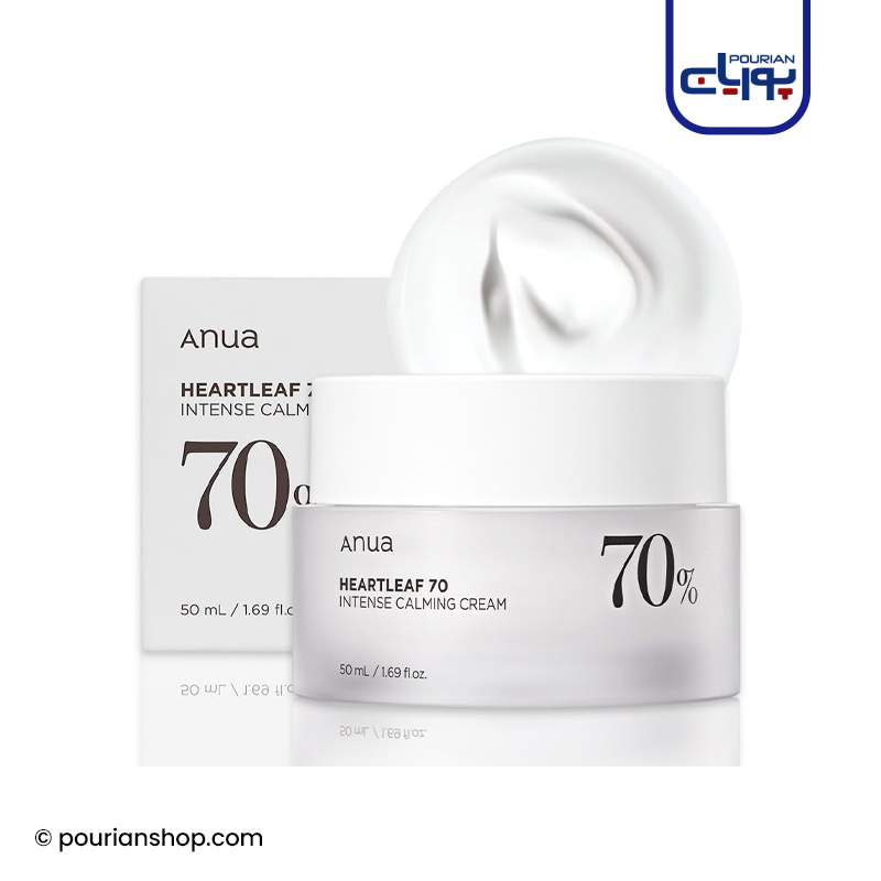 کرم تسکین دهنده قوی حاوی 70% برگ دل آنوا _ Anua Cream