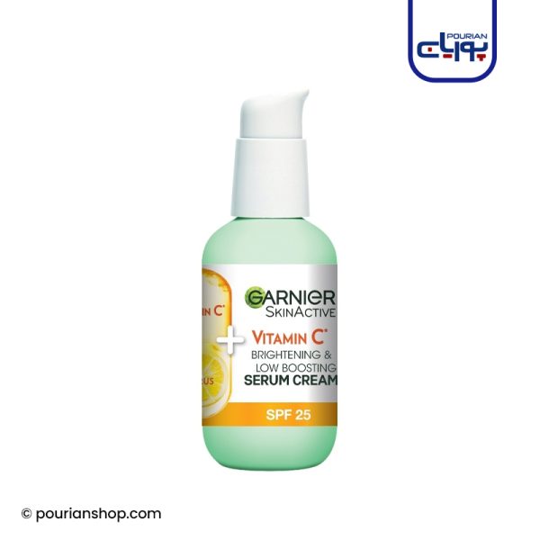 کرم سرم روشن کننده و آبرسان گارنیر _ Garnier Vitamin C 2*1