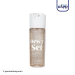 اسپری فیکس Dewy set آناستازیا این اسپری علاوه بر فیکس آرایش طراوت و ماندگاری آن را هم بالا میبرد و این اسپری بر پایه آب است که علاوه بر پوشش سبک و حس خنکی رو پوست خاصیت طراوت بخشی به پوست و احساس شادابی به چهره شما میدهد. و همچنین آرایشتان را در برابر ریزش و یا محو شدن مقاوم میکند.