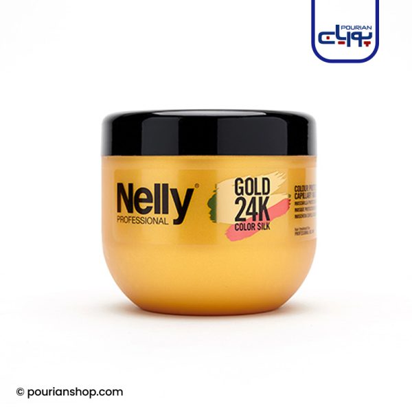 ماسک موهای رنگ شده گلد 24K نلی