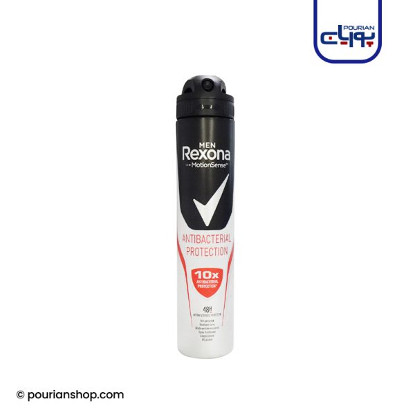 اسپری ضد تعریق مردانه Antibacterial Protection 10X رکسونا