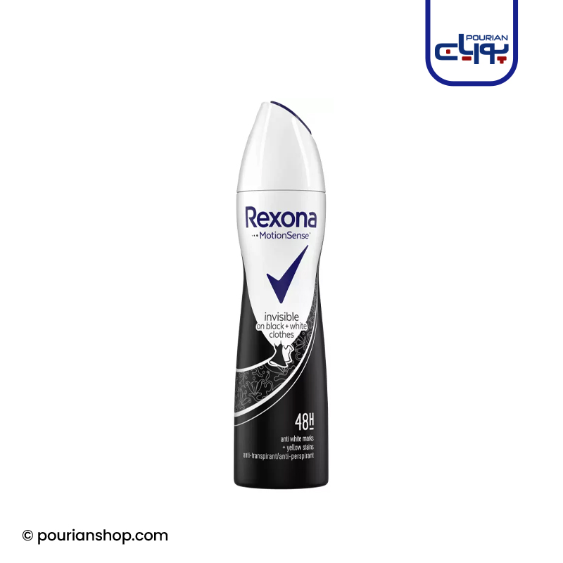 اسپری ضد تعریق زنانه Invisible Black + White Clothes رکسونا