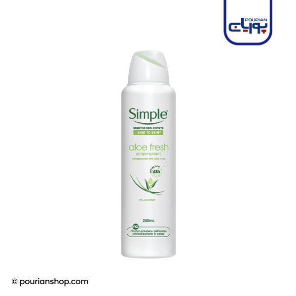 اسپری ضد تعریق Aloe Fresh سیمپل