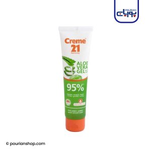 ژل مرطوب کننده آلوئه ورا 95% کرم 21