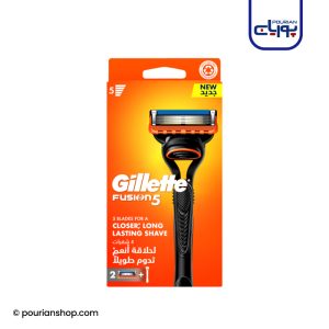 خودتراش فیوژن 5 به همراه 2 تیغ یدک ژیلت